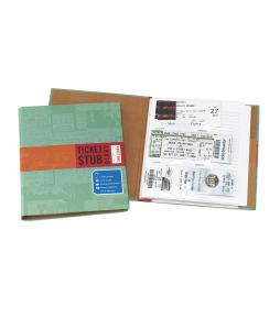 A ticket stub diary for the rock star to fill up